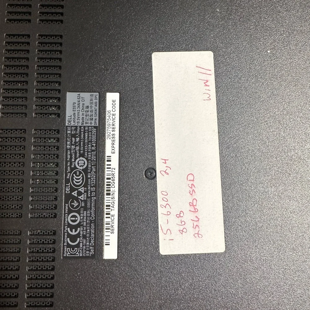 Dell Latitude E5570 i5 6th gen with charger
